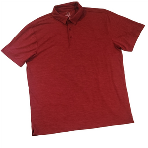 George Red Polo Shirt Classic Short Sleeve